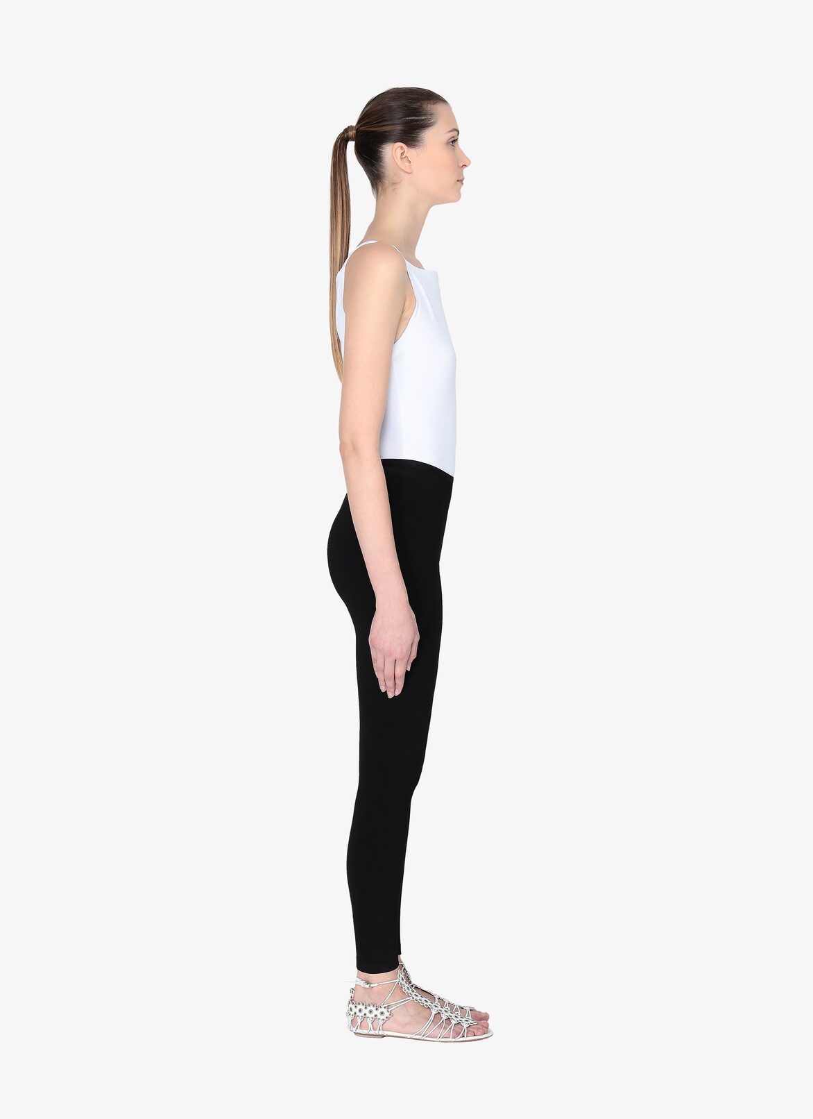 Sleeveless Bodysuit ALAÏA WHITE SLEEVELESS BODYSUIT